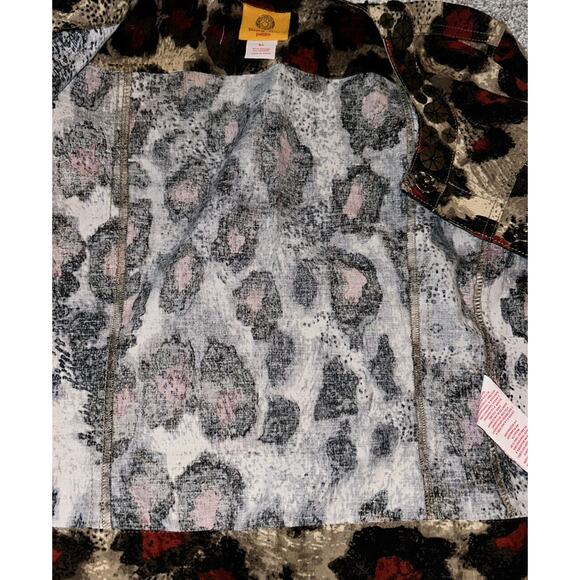 Ruby Rd petite tops / Gorgeous Top Red, Browns- Size Petite 8- NWT- $64 - Picture 13 of 15